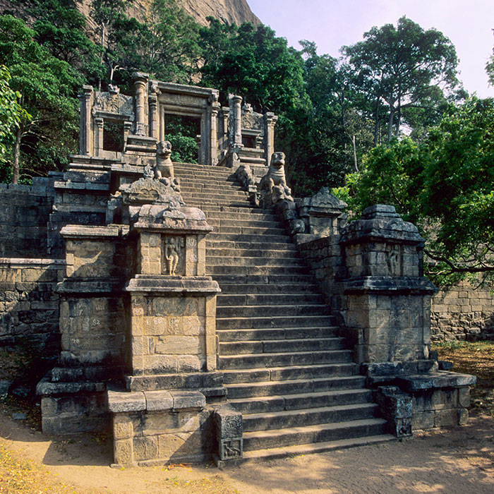 Yapahuwa Rock Fortress in Sri Lanka