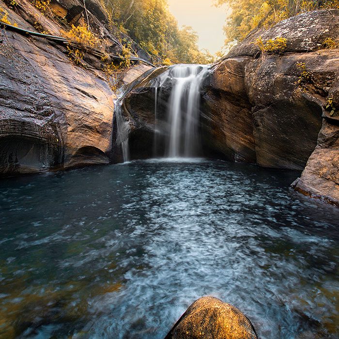 A hidden mesmerizing Waterfall